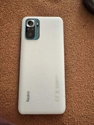 telefon aksesuarlari baki: Xiaomi Redmi Note 10, 64 GB, rəng - Ağ, 
 İki sim kartlı