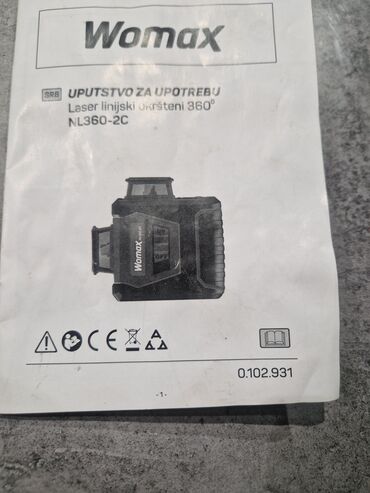 Libele: Koriscen samo jednom za svoje potrebe garntni list uz njega.Womax — 5
