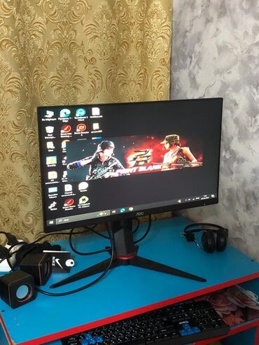 Автоэлектроника: ( 144 Hz Aoc Monitor Təzə ) ( 130 aznlığ Qulağcığ çox effektlidir ) (