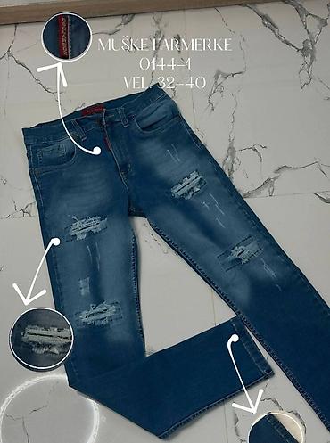 Farmerke: Muške farmerke – više modela i pranja - Kroj: klasičan/slim sa ravnom — 17