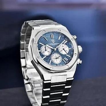 Ručni satovi: PAGANI DESIGN PD-1707 - 40mm - Plava- AP Royal Oak Homage Potpuno nov — 9
