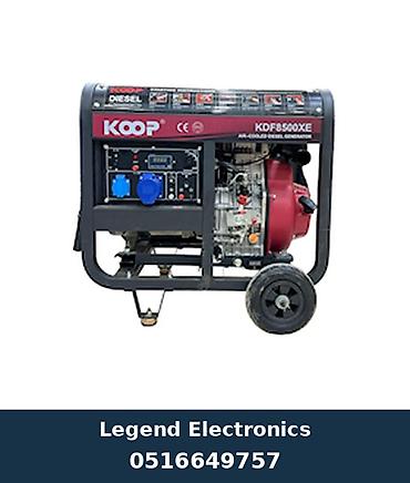 torf satilir: Elanın başlığı: Dizel generatoru Koop KDF8500XE Elanın mətni: Koop — 1