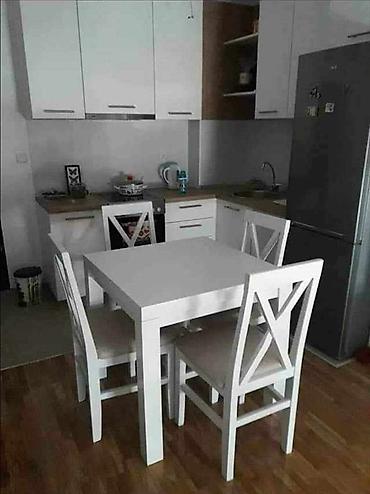 forma ideale ormari akcija 2026: Sto KOCKA 100x100 +4 stolice 262e — 1