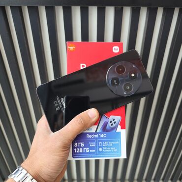 Xiaomi: Xiaomi Redmi 14C, 128 GB, rəng - Qara, 
 Barmaq izi, Face ID