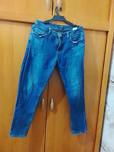одежд: Джинсы Armani Jeans (AJ) - Классические синие джинсы с эффектом — 1