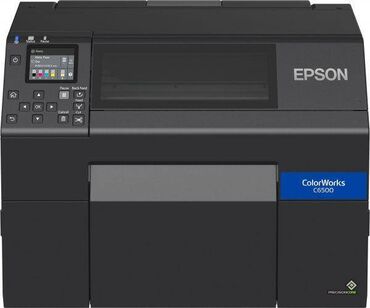 принтер цветной: Epson ColorWorks C6500Ae (8”, автоотрезчик) Полноцветный струйный