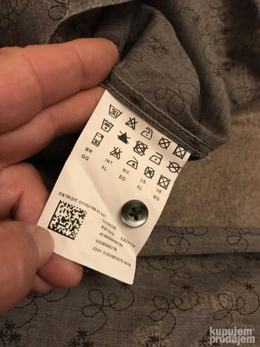 Košulje: Original Hugo Boss Orange kosulja L NOVA 100% cotton Ramena 49cm — 5