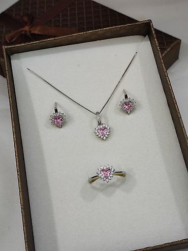 Серебряные наборы украшений: Набор украшений, Проба 925, Женские, Новый — 6