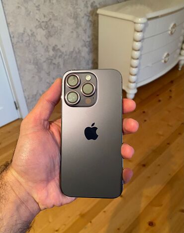 iphone 14 islenmis: IPhone 14 Pro, 128 GB, Deep Purple, Barmaq izi, Simsiz şarj, Sənədlərlə