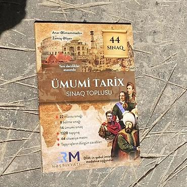 Testlər: Ümumi Tarix – Sınaq Toplusu (RM Nəşriyatı) Kitab yaxşı vəziyyətdədir — 1