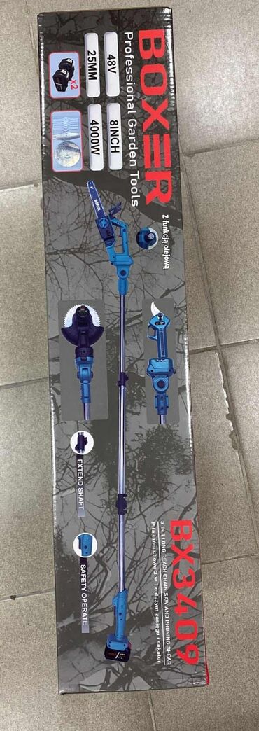 Ručne testere: Cena 13.500 Bežični baštenski set 3 u 1 48V- aku testera, makaze za — 5