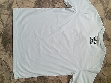 адидас: Мужская футболка, XL, Adidas, Новый, цвет - Голубой, Самовывоз, Платная доставка — 3
