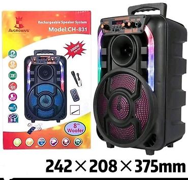 bmc g3 a20: Ovo je prenosni punjivi zvučnik modela CH-831 kompanije AVCROWNS. Tip — 1