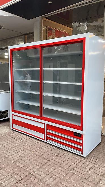 Mağaza/market üçün iki sürgülü şüşə qapalı soyuducu vitrin - Rəng: ağ lalafo.az -da Mağaza/market üçün iki sürgülü şüşə qapalı soyuducu vitrin - Rəng: ağ