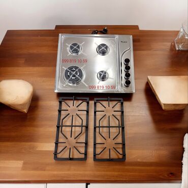 Plitələr və bişirmə panelləri: Plitə Qazlı, Quraşdırılan, 4 gözlü, Yeni — 12