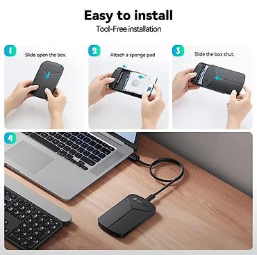 montech sky two: Корпус Yottamaster для 2.5" SSD/HDD, USB 3.0 и USB Type‑C. В — 2