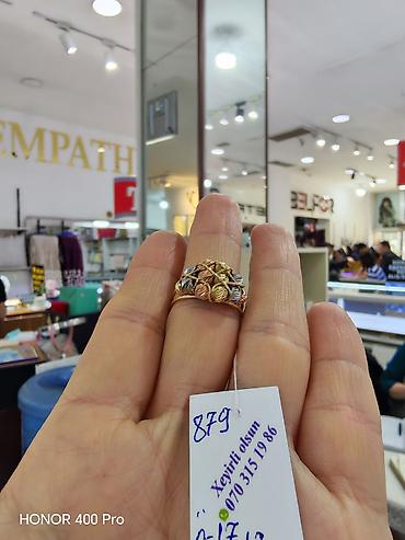 Aksesuarlar: Toy, Üzük, Sarı qızıl, 585 Əyar, Qaşsız — 3
