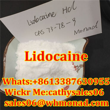 Lidocaine HCL CAS 73-78-9 Raw Powders Steroids Pharmaceutical Grade