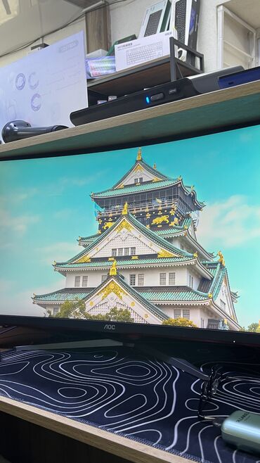 Мониторы: Монитор, AOC, Новый, LED, 27" - 28" — 6