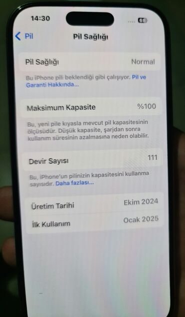 iphone 8 qiymet: IPhone 16 Pro, 128 GB, Desert Titanium, Zəmanət, Barmaq izi, Face ID