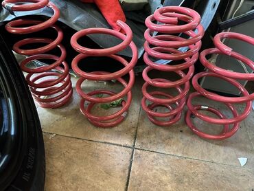 ремонт бампера из пластика: Avtomobil üçün idman yay dəsti - Rəng: qırmızı - Komplekt: 4 ədəd
