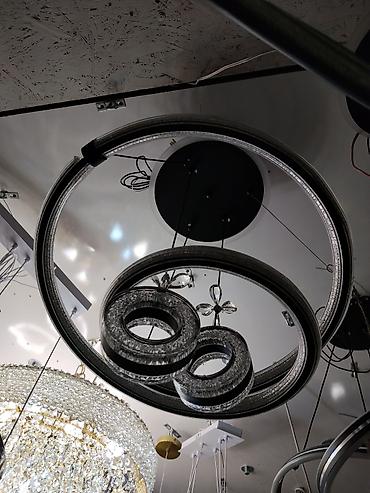 led люстры: Современная подвесная светодиодная люстра с кольцами - Дизайн — 1