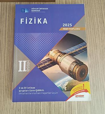 Testlər: Məhsul: “Fizika – Test Toplusu 2025”, II hissə Nəşriyyat/İstehsalçı — 1