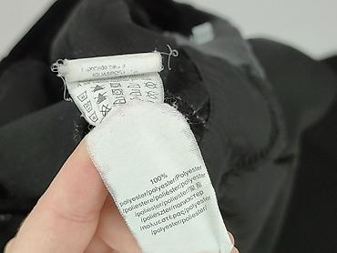 czarne cargo pull and bear: Domyos, Spodnie materiałowe damskie, rozmiar L — 5