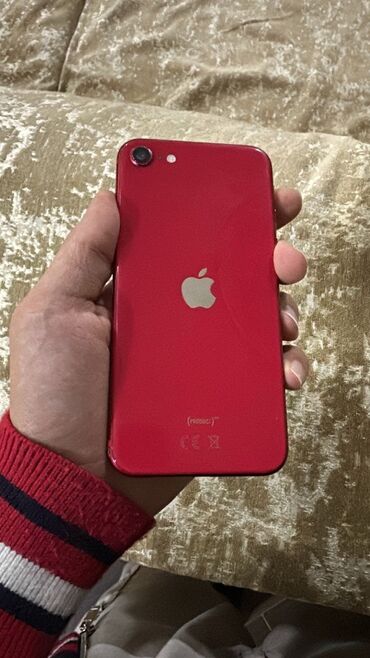 айфон 9 цена в баку: IPhone SE 2022, 256 GB, Qırmızı, Barmaq izi