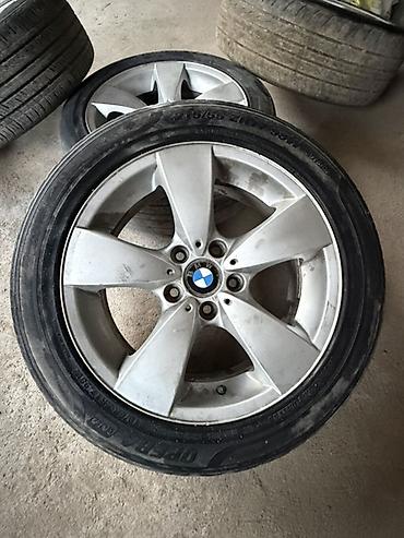 r17 honda: Комплект из 4 оригинальных легкосплавных дисков BMW с шинами. - — 4