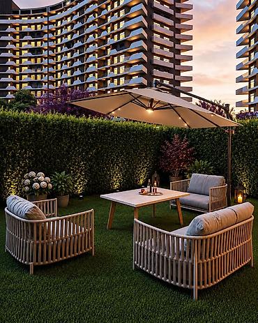 novxani restoranlar: 2 otaqlı, Yeni tikili, 80 kv. m — 1