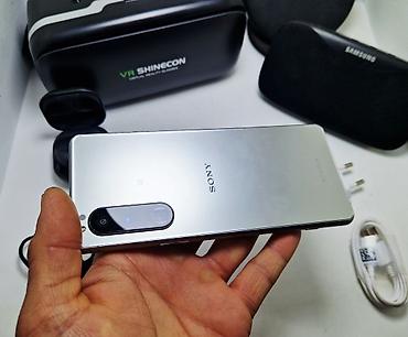 Sony: Sony Xperia 5 IV, Б/у, 256 ГБ, цвет - Серебристый, 1 SIM, 2 SIM, eSIM — 16