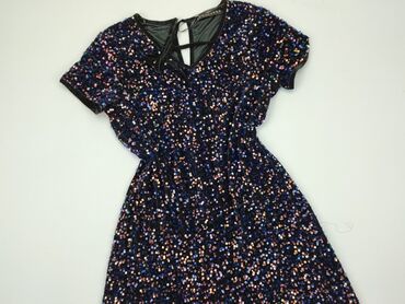 czarna krótka sukienki: Sukienka, L, stan - Dobry