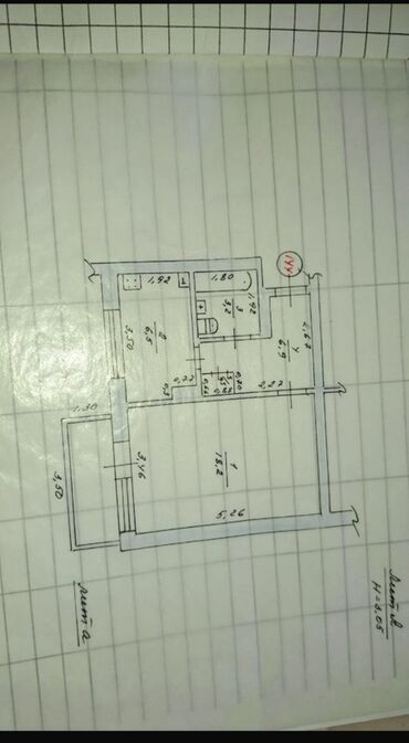московская: 1 комната, 40 м², 105 серия, 3 этаж, Евроремонт