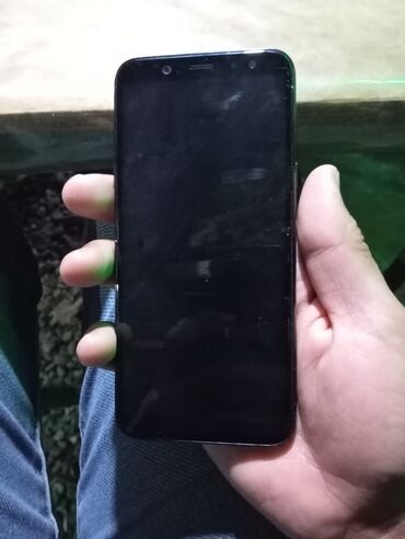 Samsung: Samsung Galaxy A6, 32 GB, rəng - Qara, Barmaq izi, İki sim kartlı