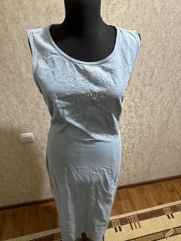 джинсы bershka: Повседневное платье, Джинс, S (EU 36), M (EU 38), XL (EU 42)