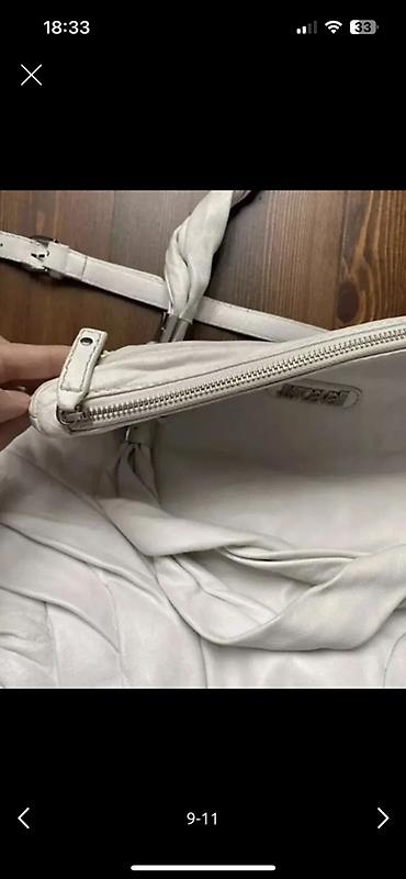 cavalli: Сумка Just Cavalli, белая. Оригинал в хорошем состоянии. Натуральная — 9