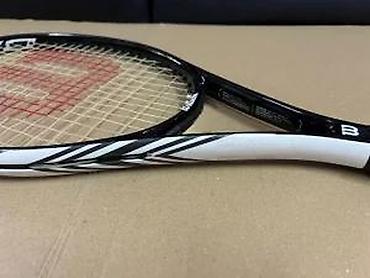 Rekviziti za vežbanje: Wilson K Six Two teniski reket - Veličina glave: 100 sq in (645 cm²) — 12