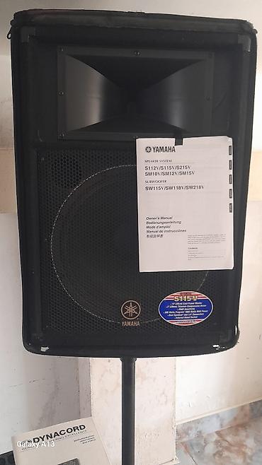 sesucaldan: Dynacord PowerMate 1000/1600 gücləndiricili mikser + Yamaha S115V — 8