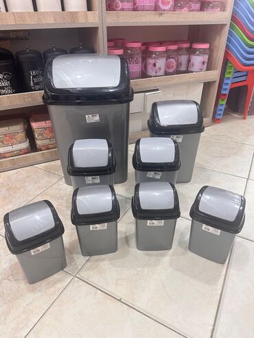 Digər ofis ləvazimatları: Ofis və ev üçün zibil qabı – praktik və rahat Plastik zibil qutusu – — 3