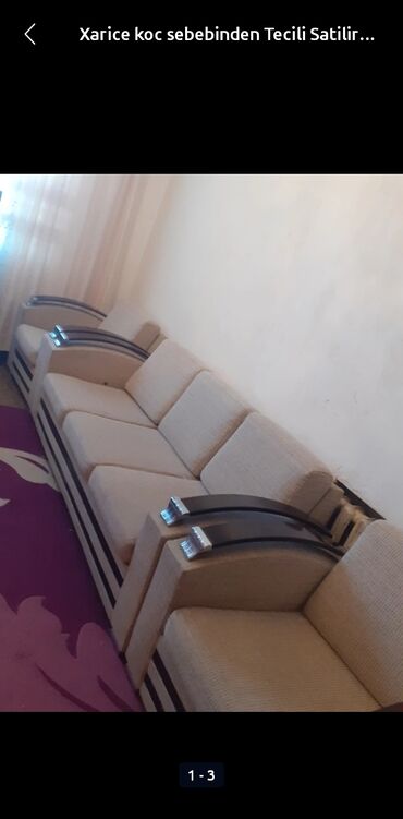 divan kreslo ikinci əl: Divan, İşlənmiş, Açılan, Bazasız, Parça, Çatdırılma yoxdur