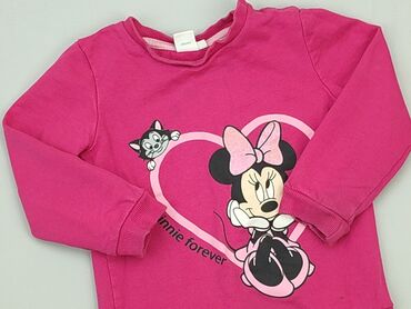 kurtka koszulowa w kratę różowa: Blouse, Disney, 1.5-2 years, 86-92 cm, condition - Good