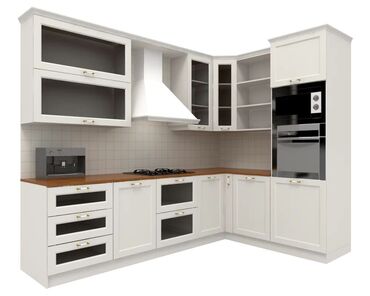 Кухонные гарнитуры: Кухонные гарнитуры современного дизайна - Прямые и Г-образные решения — 6