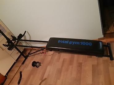 dart: Total Gym 1000 – çoxfunksiyalı ev trenajoru - Slaydlı skamyada bədən — 2