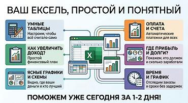 3ds max: Создание и настройка Excel‑таблиц за 1–2 дня. Что делаем: - Умные — 1
