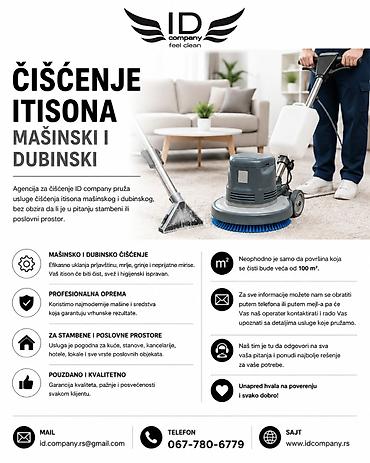 oglasnik masaza: Čišćenje itisona mašinski i dubinski Agencija za čišćenje ID company — 1