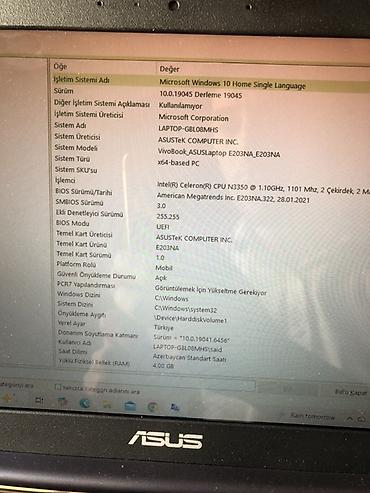 ASUS: ASUS VivoBook E203NA (E203NAH/E203NA seriyası) noutbuk - Ekran: 11.6" — 1
