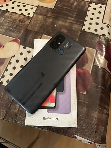 smartfon: Redmi 12C, 128 GB, rəng - Qara, Barmaq izi, İki sim kartlı, Face ID — 4