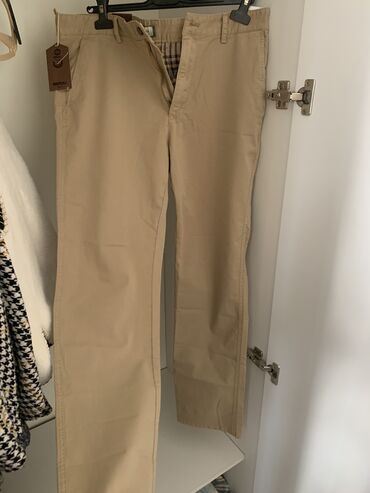 итальянские брюки мужские: Брюки L (EU 40), цвет - Бежевый