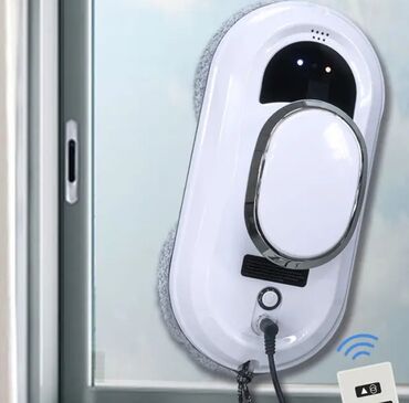 şüşə silən robot: Robot Suse Silen Elektron 360 derece firlanir cox keyfiyyetlidir, berk